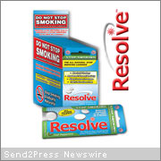 Resolve smoking cessation lozenge