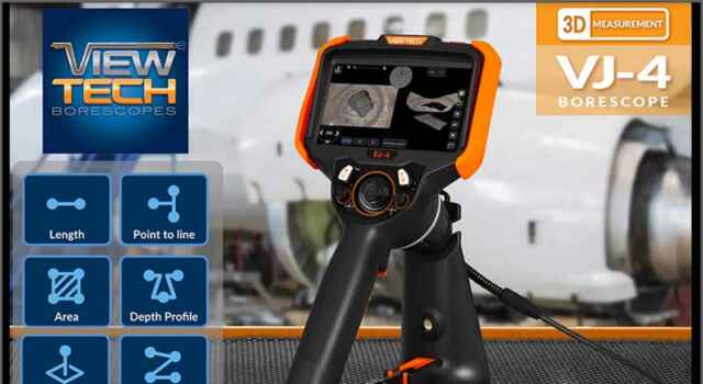 Launch: ViewTech Introduces 3D Measurement VJ-4 Video Borescope for Accurate, Real-Time Inspection Measurements