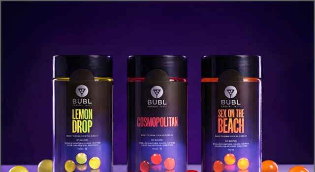 Launch: Revolutionary Bubl Cocktail Shots, liquid-filled cocktail spheres, deliver a bar-worthy burst of flavor